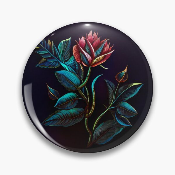 Item preview, Abstract Flaming Blue Rose designed and sold by PipikaArt.