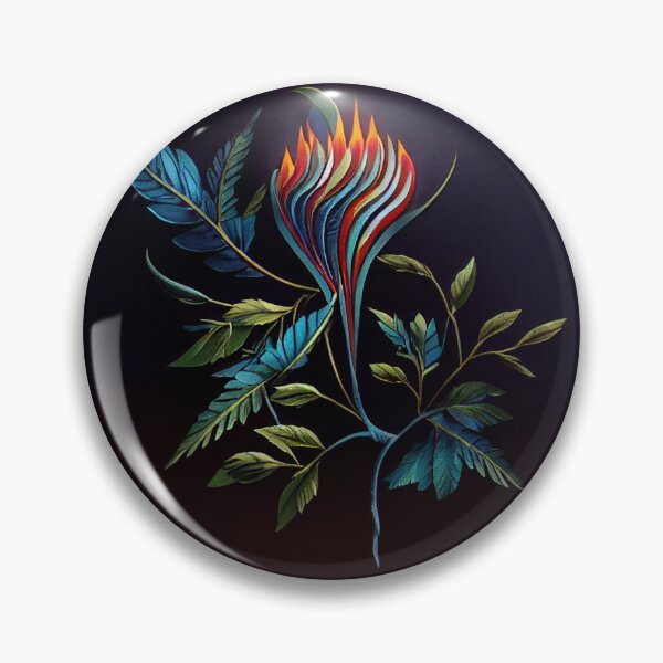 Item preview, Abstract Flaming Blue Rose designed and sold by PipikaArt.