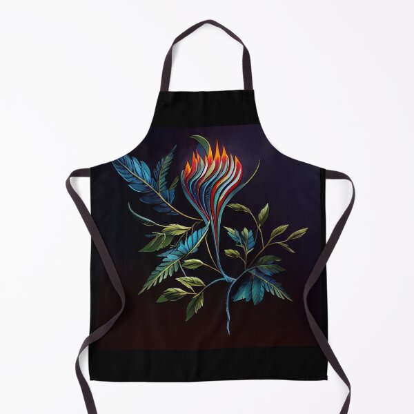Item preview, Abstract Flaming Blue Rose designed and sold by PipikaArt.