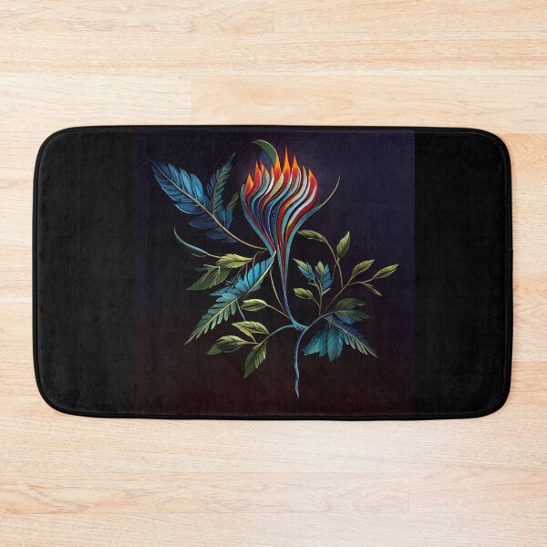 Item preview, Abstract Flaming Blue Rose designed and sold by PipikaArt.