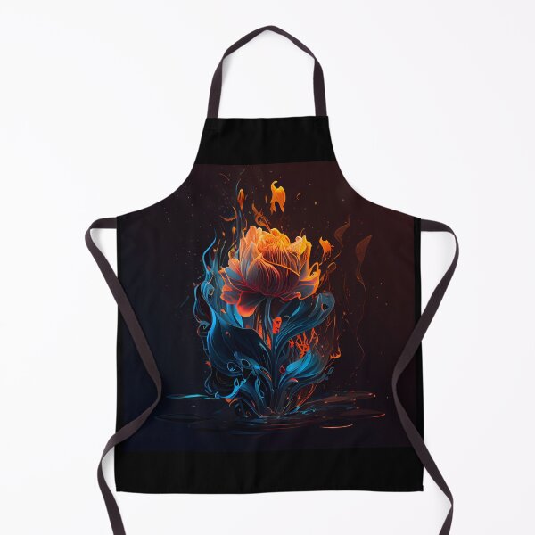 Item preview, Flaming Blue Rose designed and sold by PipikaArt.