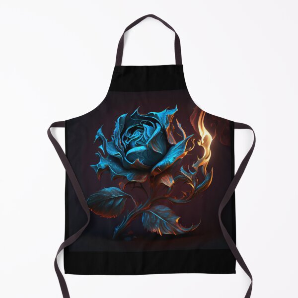 Item preview, Flaming Blue Rose designed and sold by PipikaArt.
