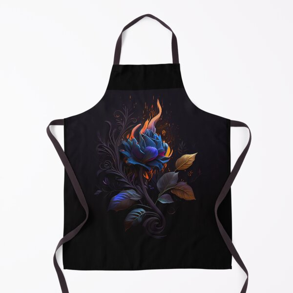 Item preview, Flaming Blue Rose designed and sold by PipikaArt.