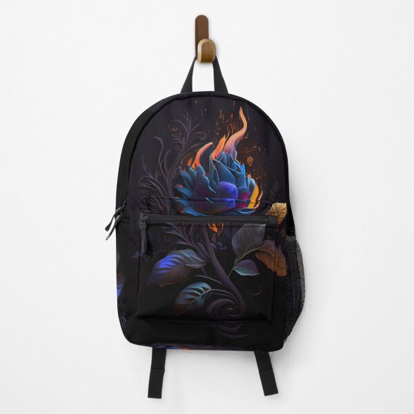 Item preview, Flaming Blue Rose designed and sold by PipikaArt.