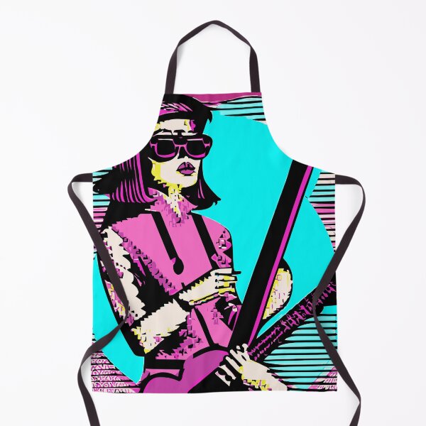 Item preview, "The Fuchsia Guitarist" designed and sold by FunnyShopGirl.