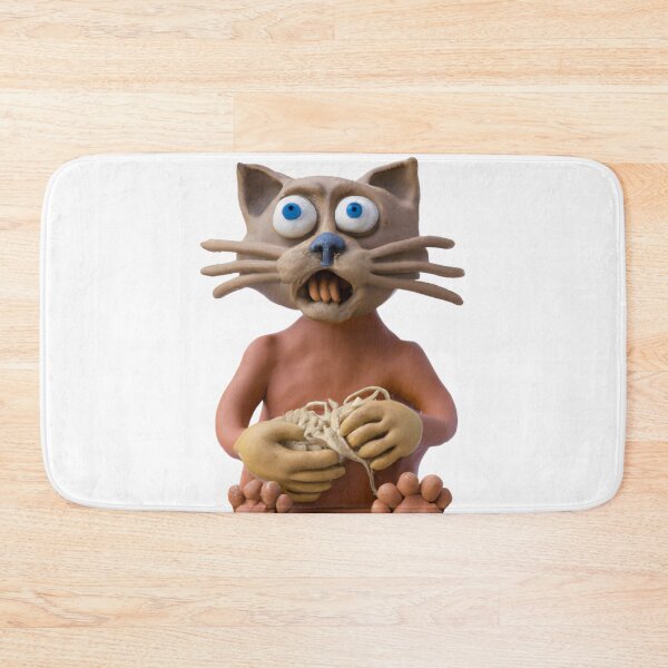 Item preview, Cat Eating Spaghetti (Clay ) designed and sold by Loser4LifeClub.