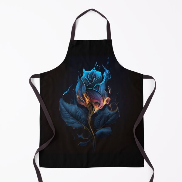 Item preview, Flaming Blue Rose designed and sold by PipikaArt.