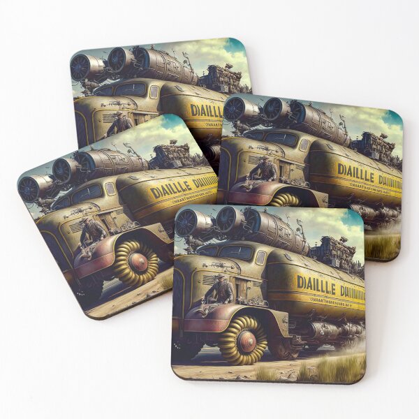 Item preview, Dieselpunk vintage wall art designed and sold by chaoticabstract.