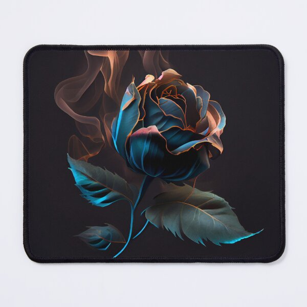 Item preview, Flaming Blue Rose designed and sold by PipikaArt.