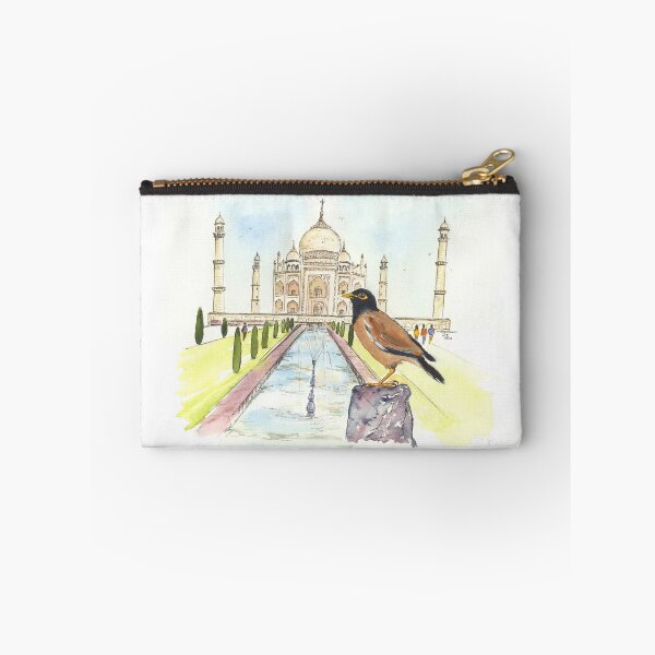 Item preview, Myna bird and Indian architecture designed and sold by Jayashree  Iyengar.