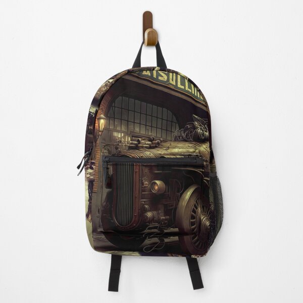 Item preview, Dieselpunk vintage wall art designed and sold by chaoticabstract.