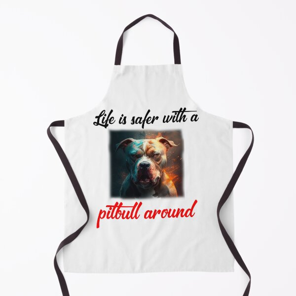 Item preview, Life is safer with a pitbull around designed and sold by Estevam Marinho.
