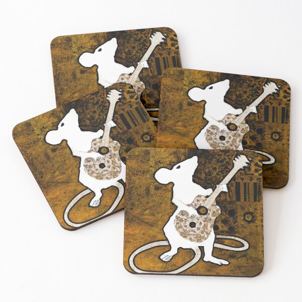 Item preview, Mouse with guitar designed and sold by SamJanner.