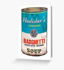 Vladislav's Basghetti, What We Do in the Shadows Greeting Card