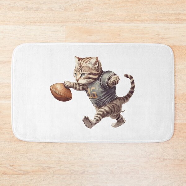 Item preview, American football player cat designed and sold by CruntzShop.