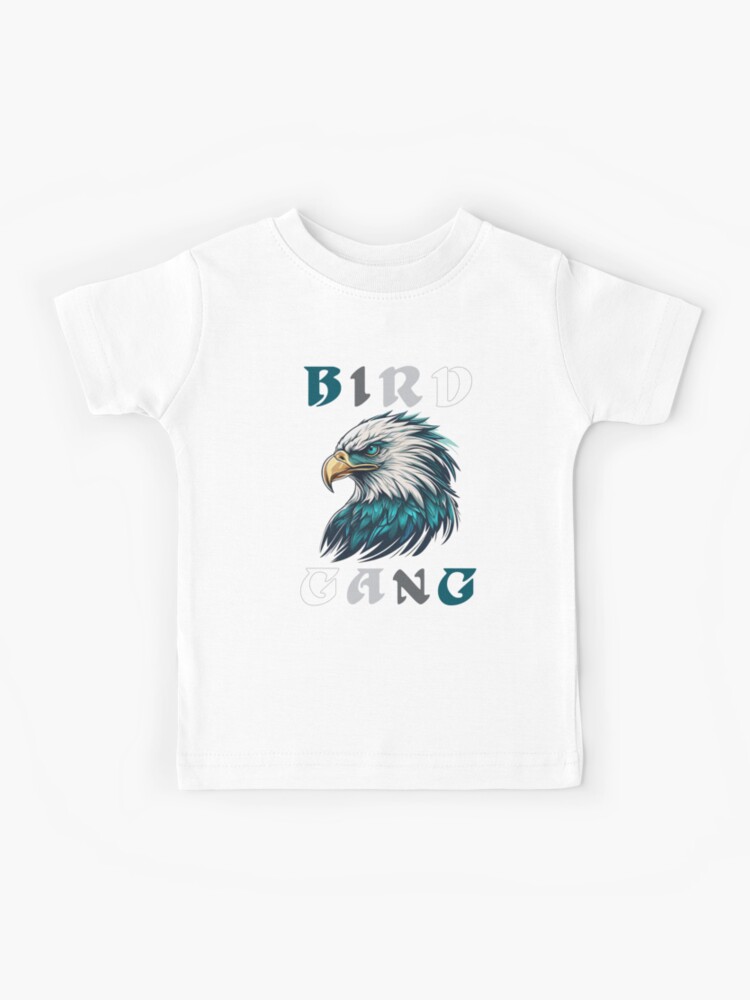 Bird Gang football tshirt for children, Philadelphia eagle kids