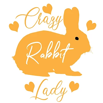 Artwork thumbnail, Crazy Rabbit Lady by UniqueDesignHub