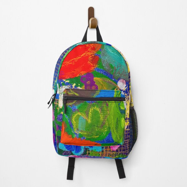 Item preview, Colorful and joyful field of flowers designed and sold by PatBlancheArt.
