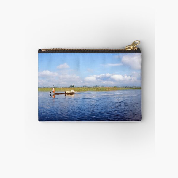 Item preview, 1970s - Lone boatman on a lake in Kashmir, India designed and sold by thatwaslife.