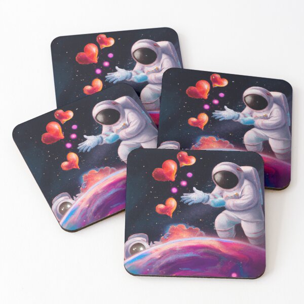 Item preview, Astronaut Seeds Love in Space on St Valentine's Day designed and sold by MagnaSpes.