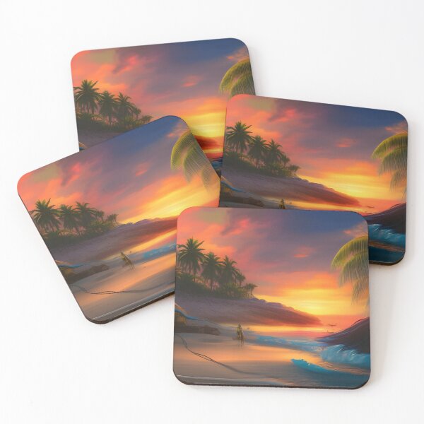 Item preview, Sunset at the beach designed and sold by vickycerdeira.