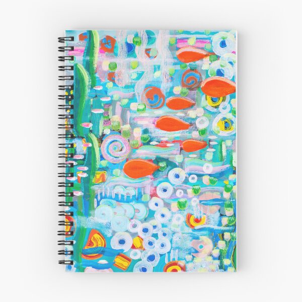 Item preview, Aqua - modern art abstract bright and colorful underwater world designed and sold by PatBlancheArt.