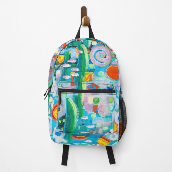 Item preview, Aqua - modern art abstract bright and colorful underwater world designed and sold by PatBlancheArt.