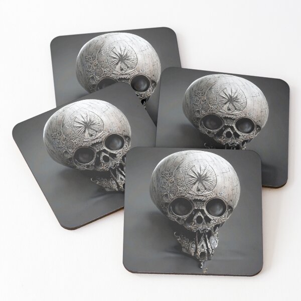 Item preview, Embossed Skull  designed and sold by AiArtestry.