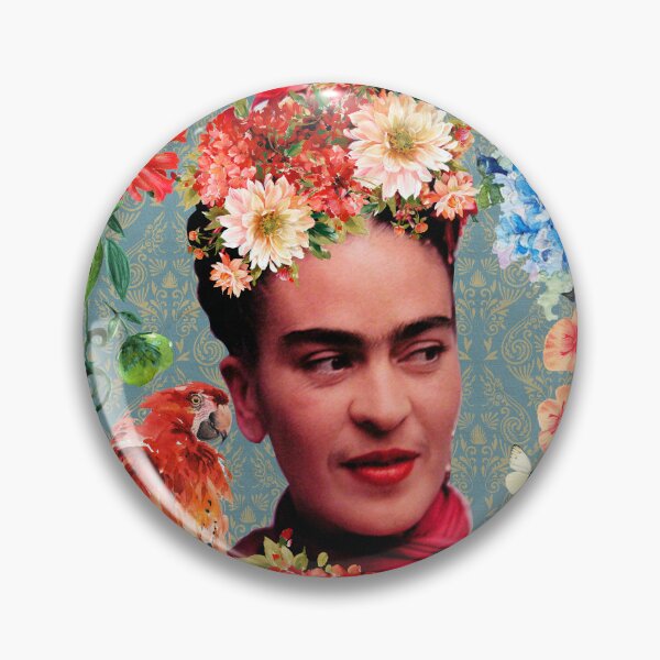 Item preview, Frida Kahlo Blue Flowers designed and sold by Muycote.