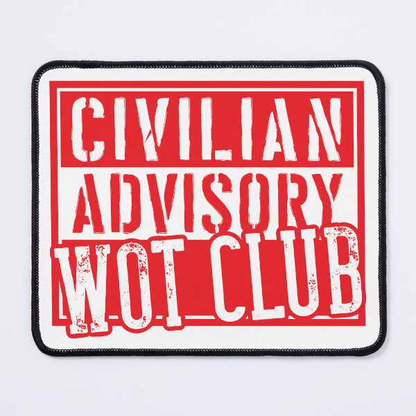 Artikelvorschau, Civilian Advisory WOT Club - Full Red entworfen und verkauft von WOTclub.