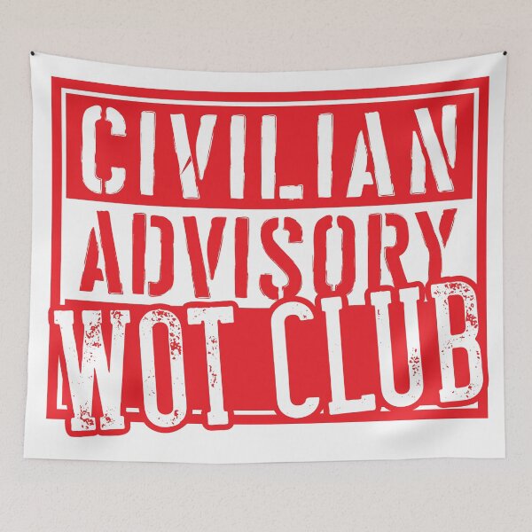 Item preview, Civilian Advisory WOT Club - Full Red designed and sold by WOTclub.