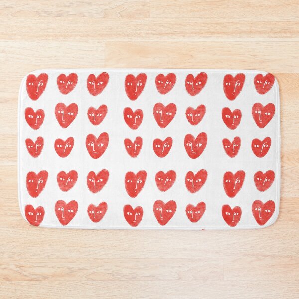 Item preview, Nine red hearts with confused faces designed and sold by IULIART.