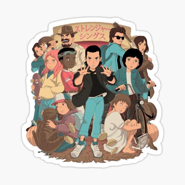 Stranger Anime 2 Sticker