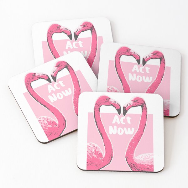 Item preview, Act Now Flamingo Illustration Design designed and sold by boholoc0.