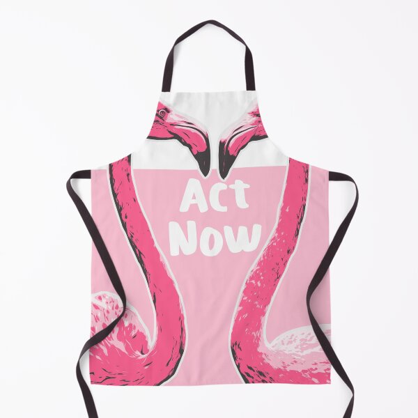 Item preview, Act Now Flamingo Illustration Design designed and sold by boholoc0.