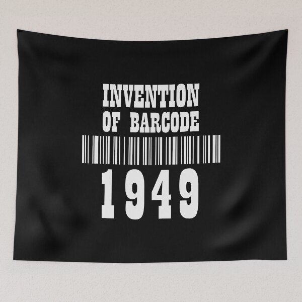 Item preview, Invention of Barcode 1949 – white designed and sold by saechla.