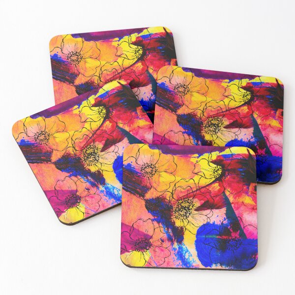 Item preview, Abstract With Flowers designed and sold by tomorrowsart.
