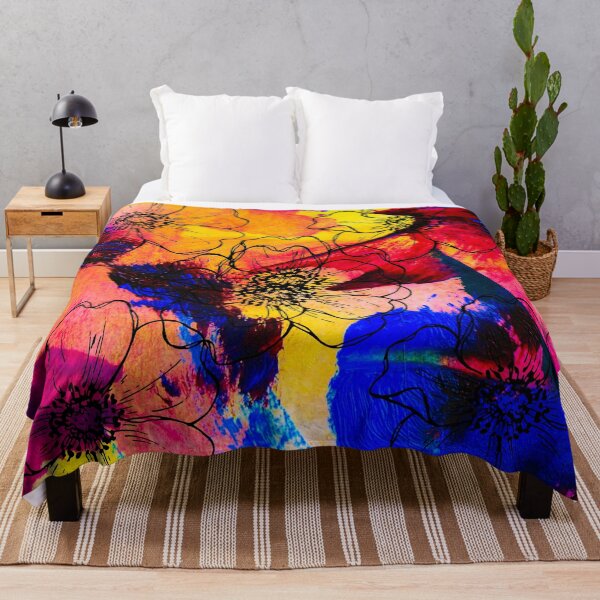 Item preview, Abstract With Flowers designed and sold by tomorrowsart.