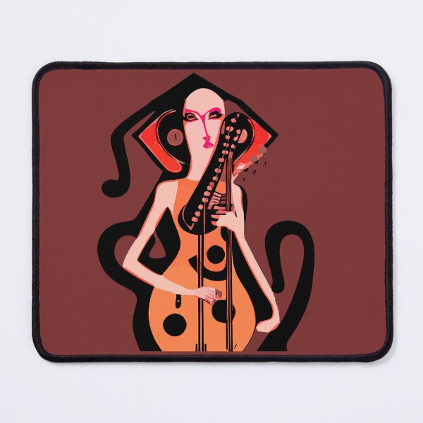 Item preview, Title: "The Black Aura Violinist" designed and sold by FunnyShopGirl.