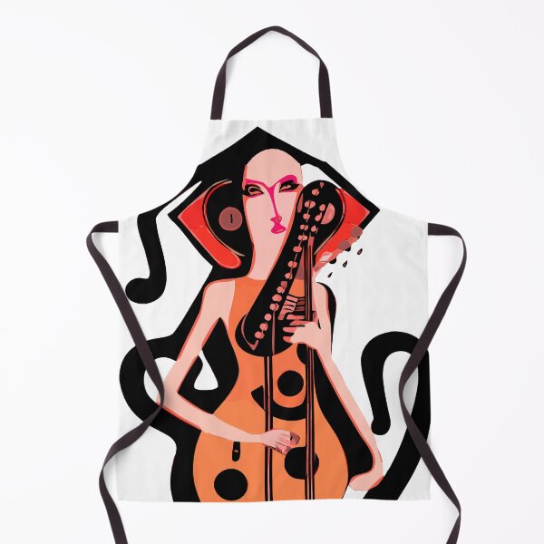 Item preview, Title: "The Black Aura Violinist" designed and sold by FunnyShopGirl.