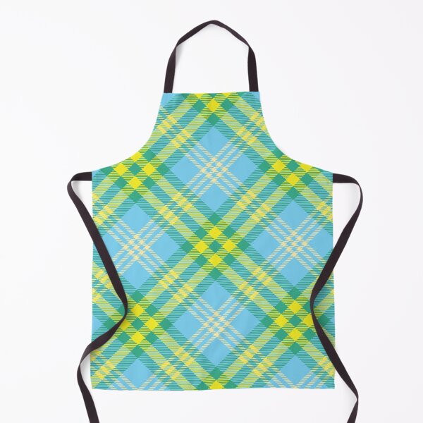 Aperçu de l'œuvre Vintage high saturation color plaid blue yellow green background créée et vendue par UnaWu533.