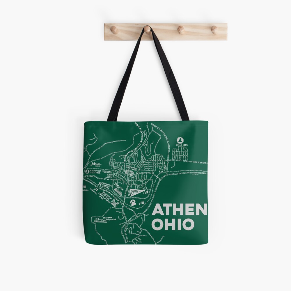 Ohio Boutique Map Art Tote