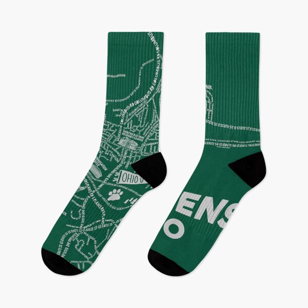 Item preview, Athens Ohio Map  designed and sold by fiberandgloss.