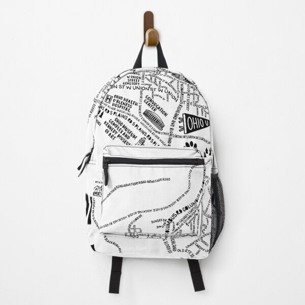 Item preview, Athens Ohio Map Art designed and sold by fiberandgloss.