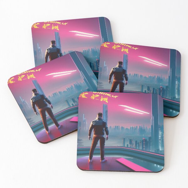 Item preview, Android In a Cyber Punk Future City designed and sold by Ink Art Design.