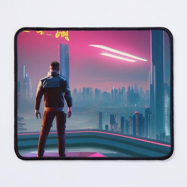Item preview, Android In a Cyber Punk Future City designed and sold by Ink Art Design.