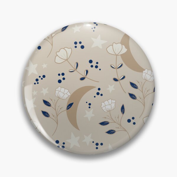 Item preview,  Boho Celestial Moon Flowers designed and sold by ChantalDesign.
