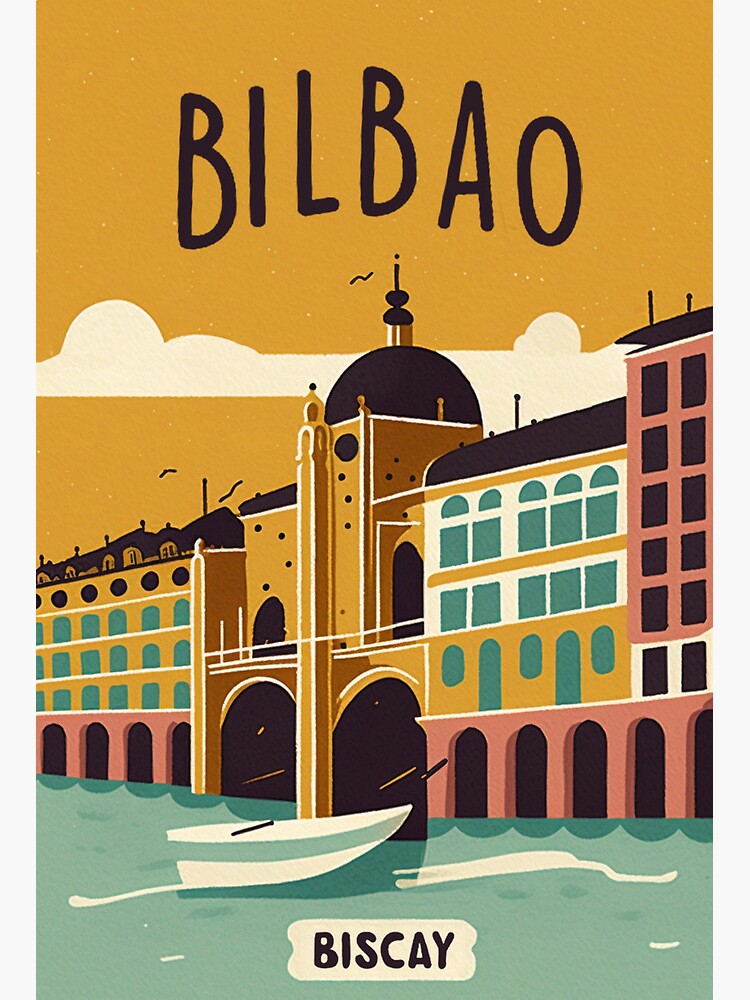 Seville Spain Vintage Minimal Retro Travel Poster | Poster