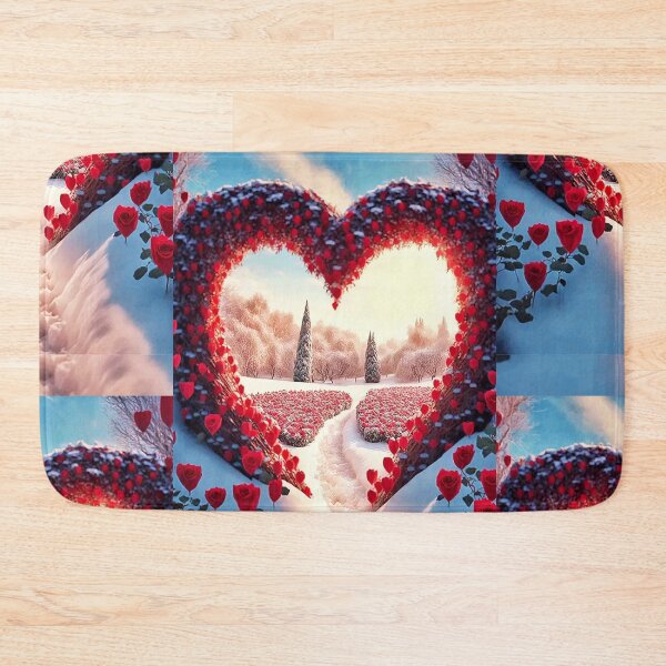 Item preview, id76 Love Gate, Heart Gate, Rose Gate, Sunset, Red Heart and Snow, Frozen Heart Concept, Winter Heart, Love Tree, Romantic Patterns, Broken Sad Hearts, Valentine's Day , February 14 designed and sold by bcbutika.