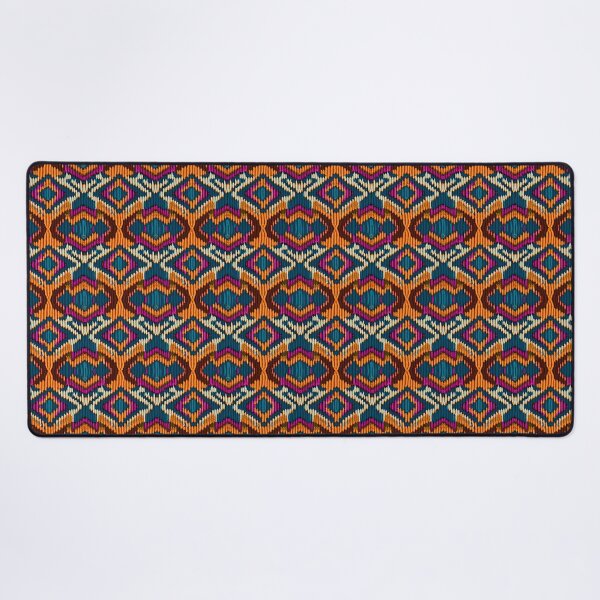 Item preview, American Ethno Jacquard American, Ethno, Jacquard, pattern, textile, traditional, cultural, ethnic, design, decoration, style, weaving, indigenous, craftsmanship, heritage, history, colors, motifs designed and sold by FewCaratArt.